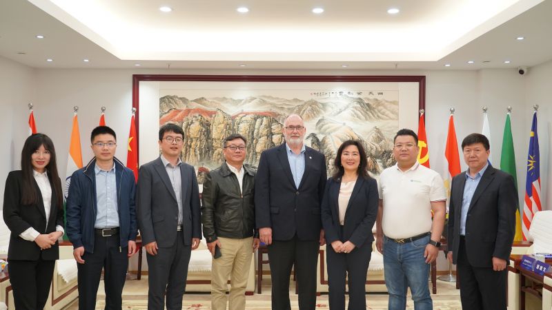 热烈欢迎 || 美国堪萨斯州代表团一行到访登录入口参观交流